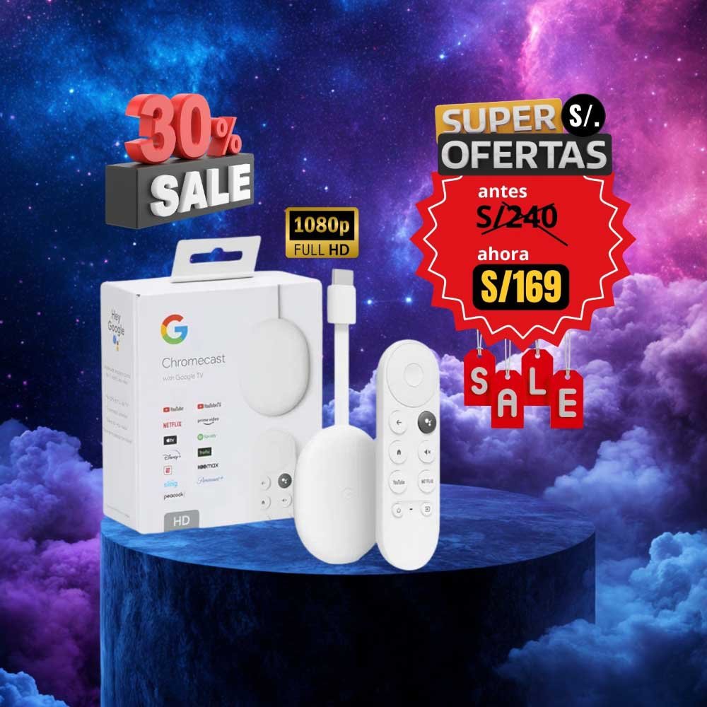 ADAPTADOR CHROMECAST FULL HD